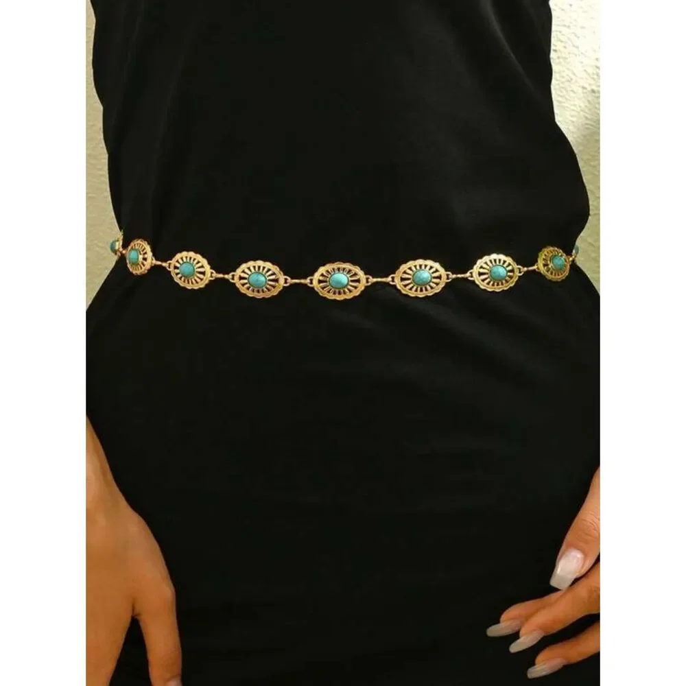 Blue stone Belt N2169